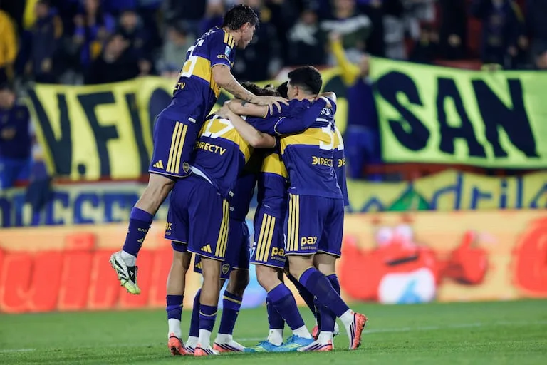 Boca le ganó le ganó 1-0 a Estudiantes en la cancha de Huracán